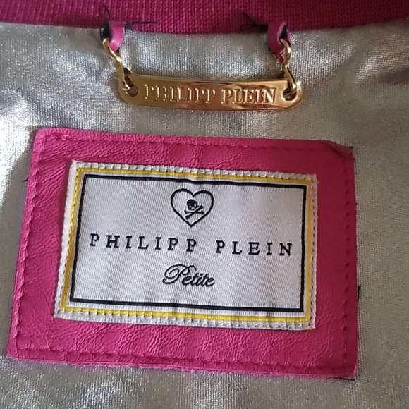 Pink leather Philipp Plein 0 2 petite XS skull - Picture 6 of 10